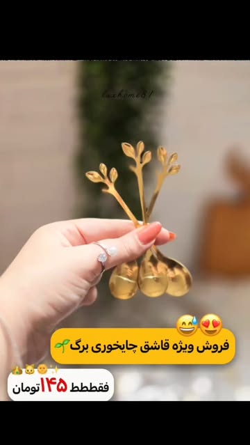 قاشق چاییخوری برگ(پس کرایه)